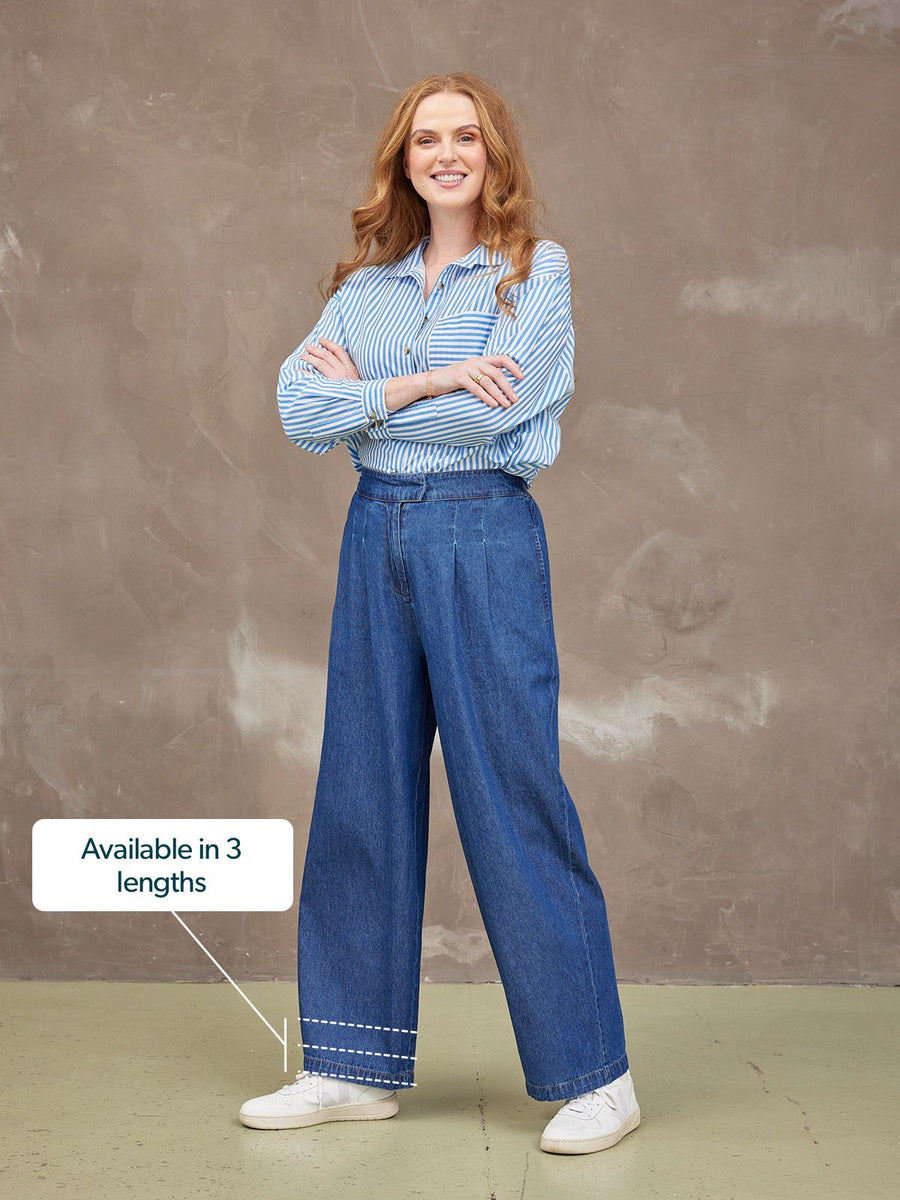 Lana Denim Trouser