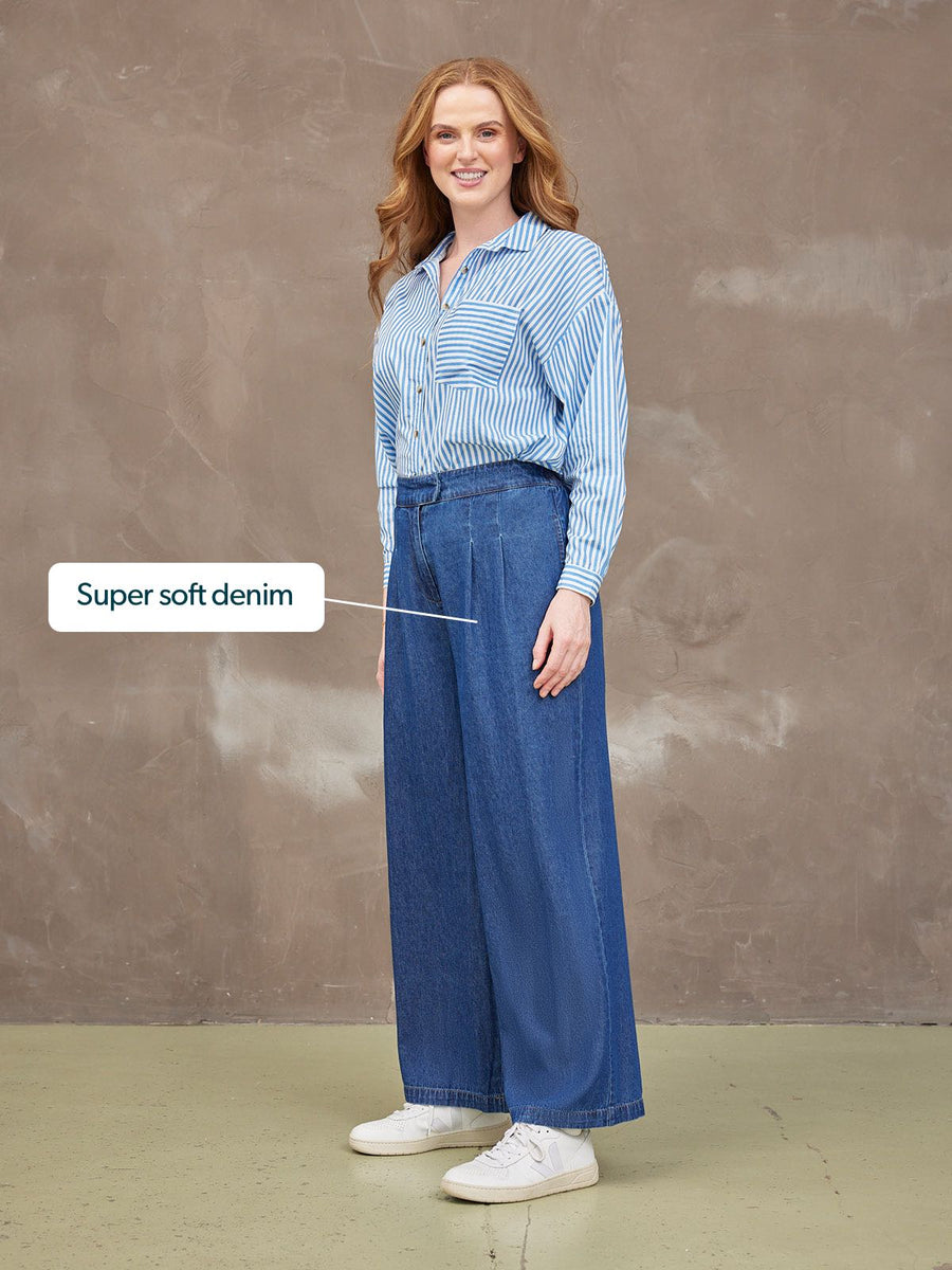 Lana Denim Trouser