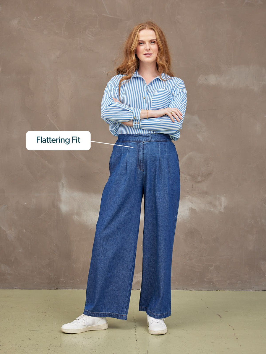 Lana Denim Trouser