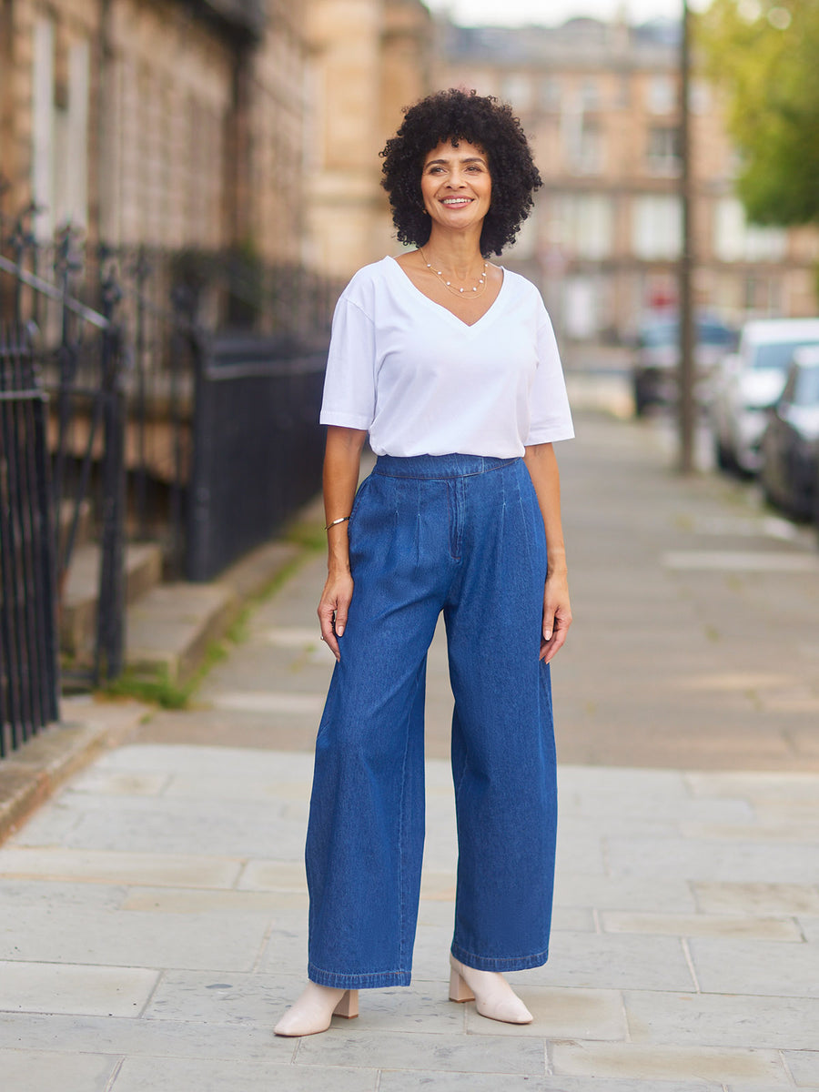 Lana Denim Trouser