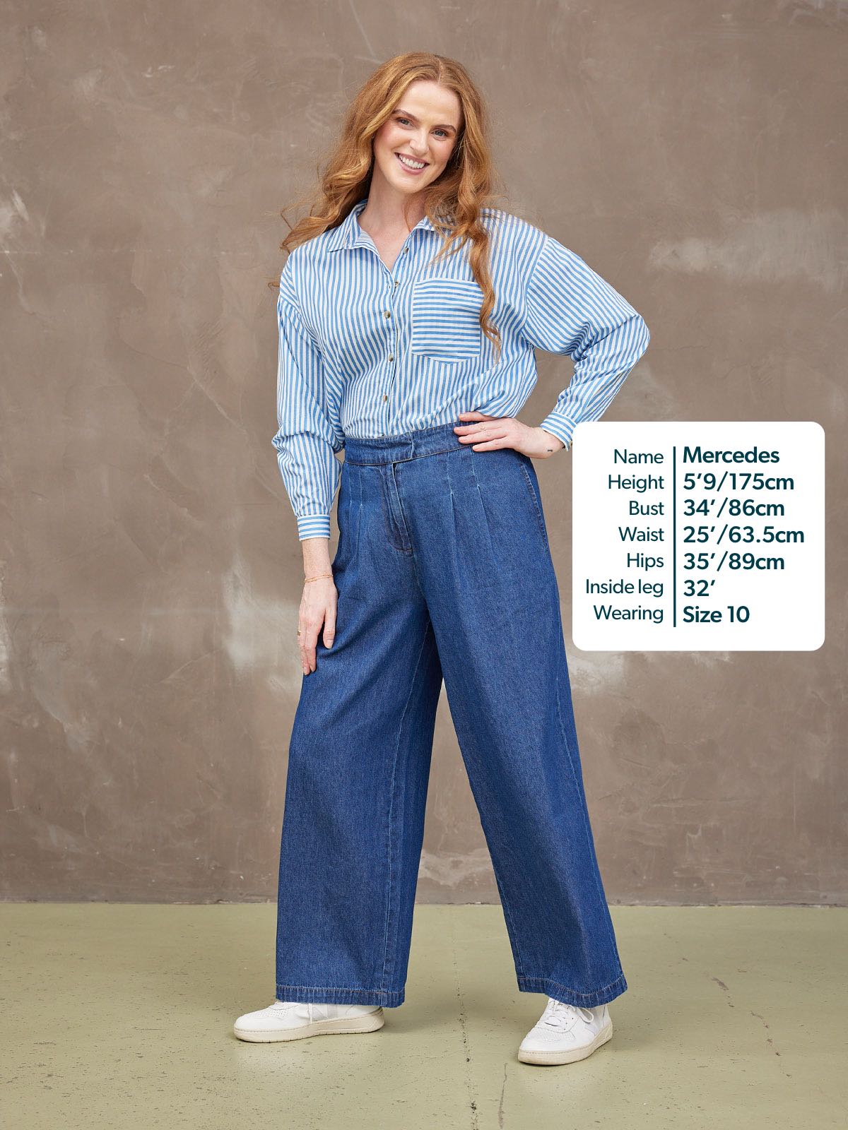 Lana Denim Trouser