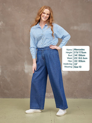 Lana Denim Trouser