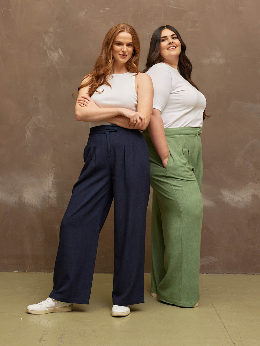 Lana - Trousers - Navy