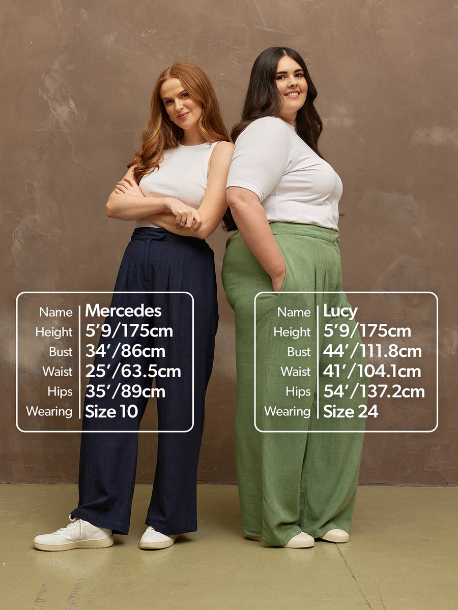 Lana - Trousers - Navy