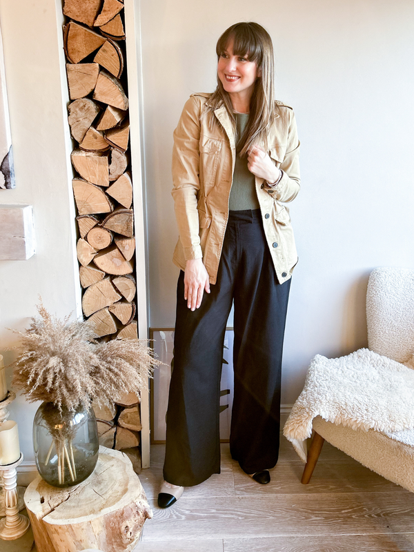 Lana - High Waisted Trousers - Sand – This is Unfolded