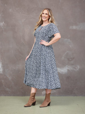 Lilah Monochrome Dress
