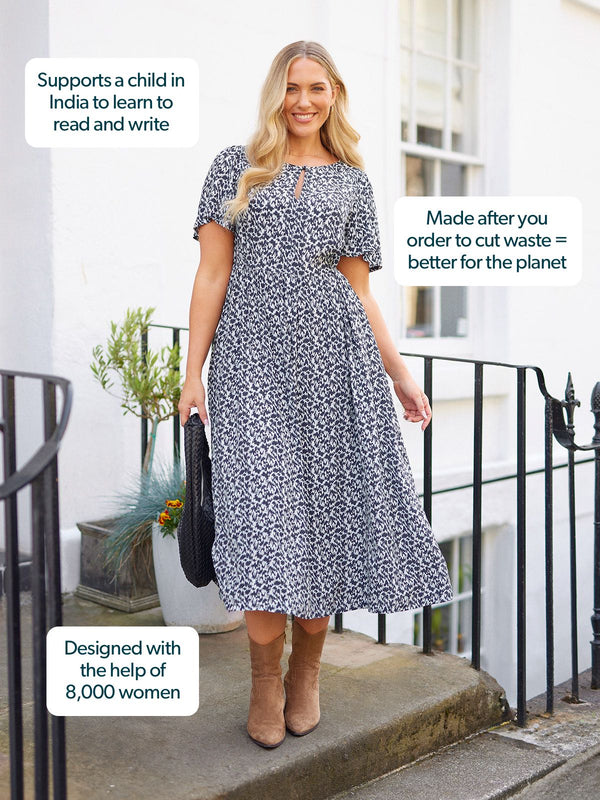 Lilah Monochrome Dress