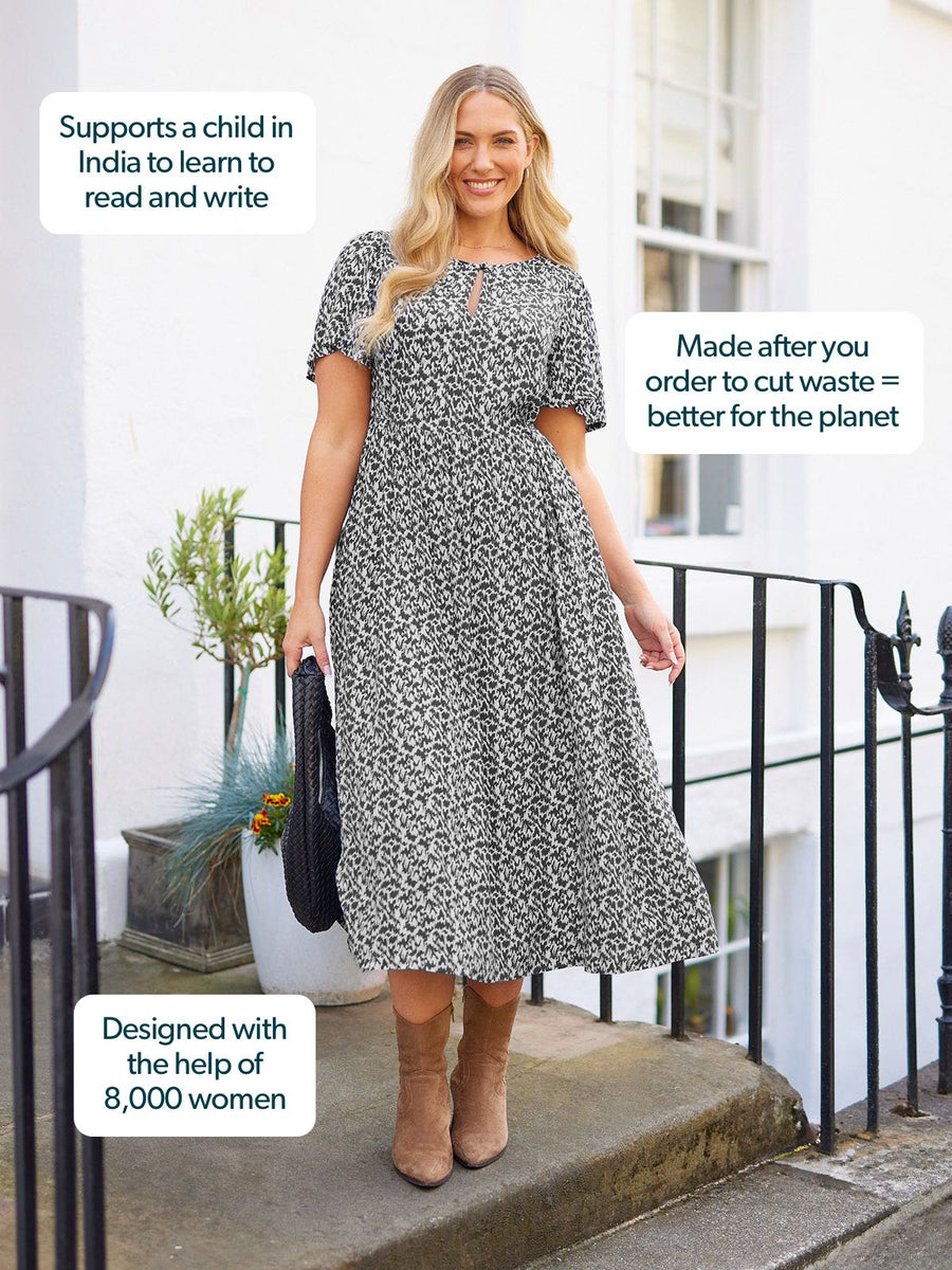 Lilah Monochrome Dress