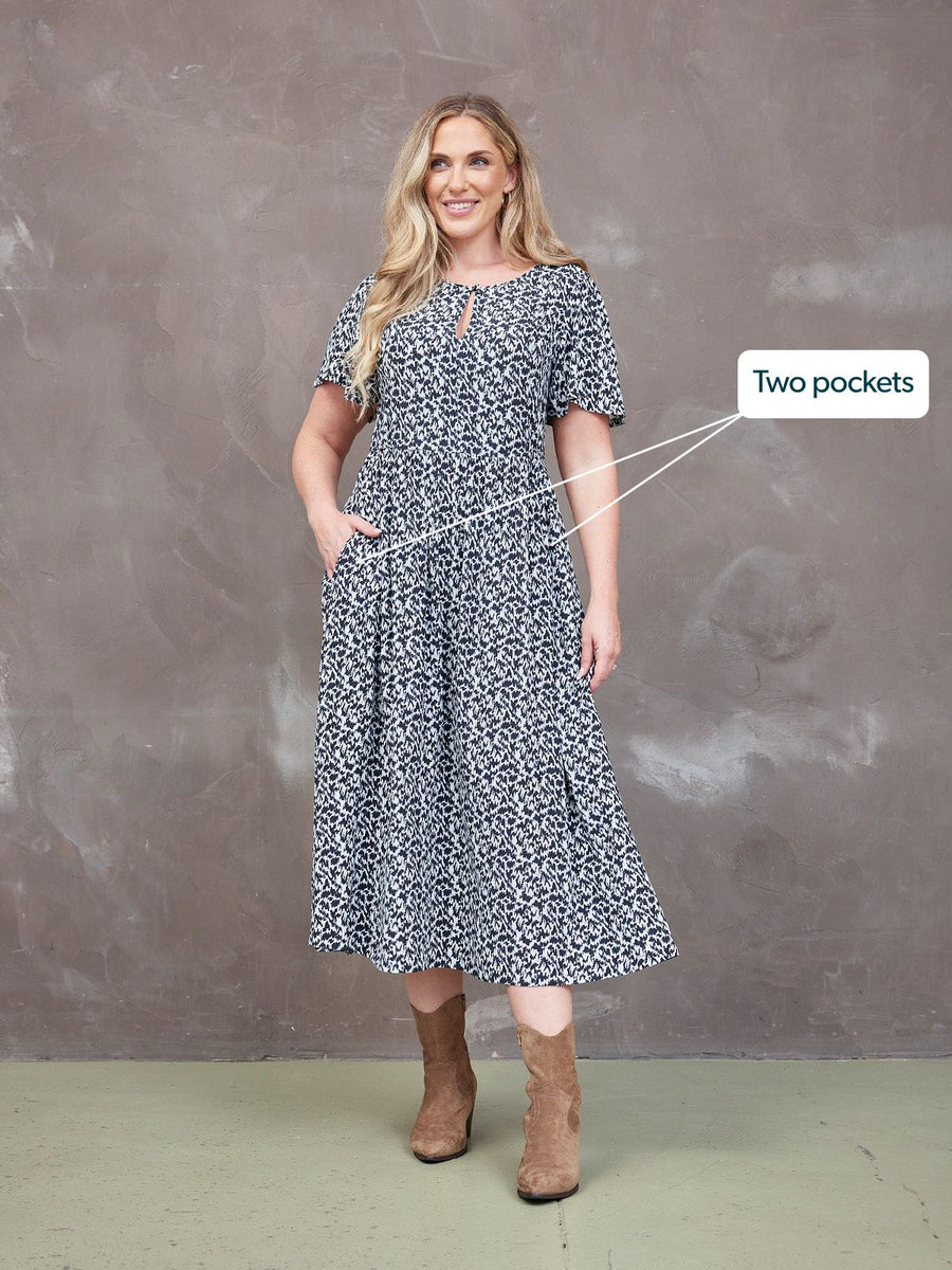 Lilah Monochrome Dress