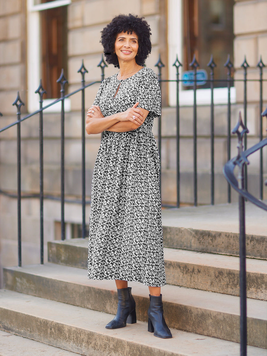 Lilah Monochrome Dress