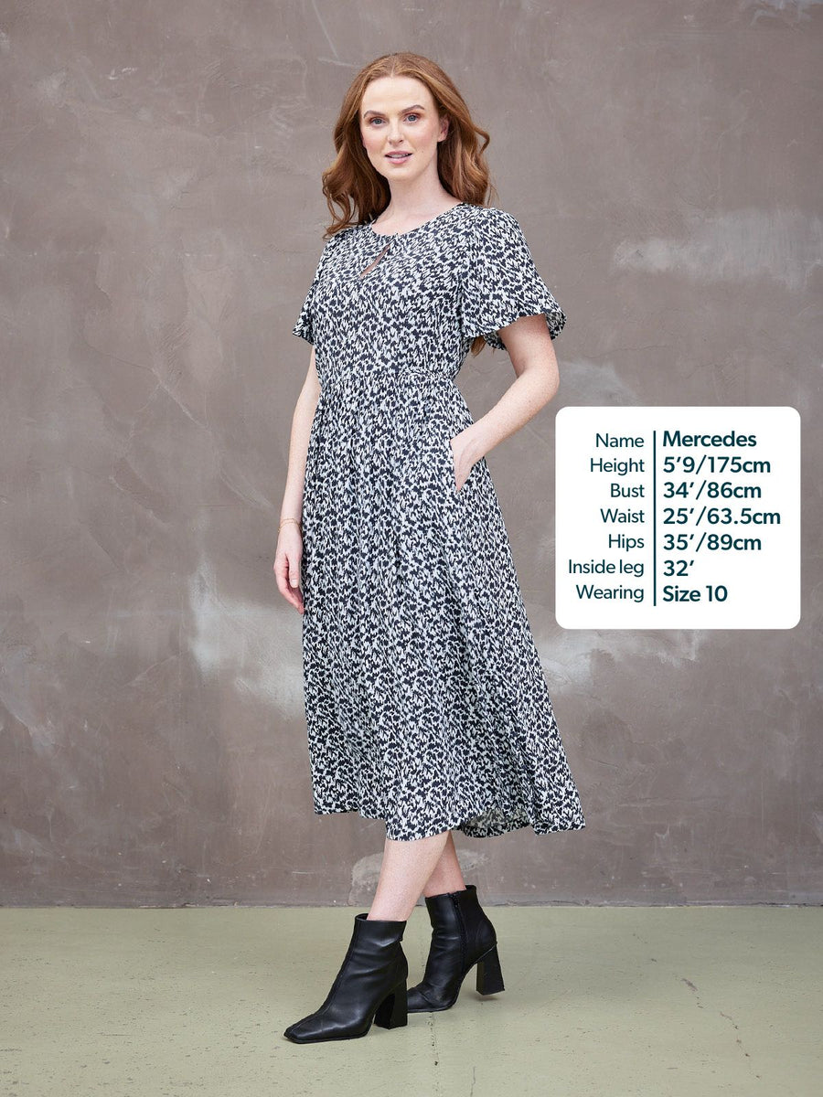 Lilah Monochrome Dress