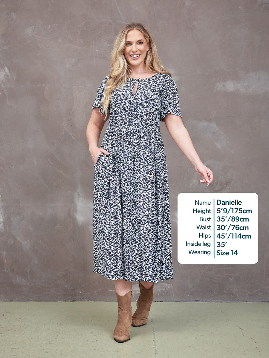 Lilah Monochrome Dress