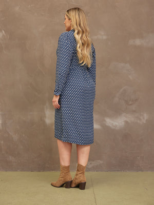 Lily Geo Print Shirt Dress