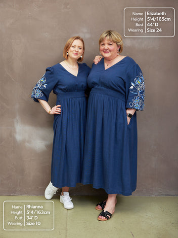 Lizzy Sunday Dress in Emerald