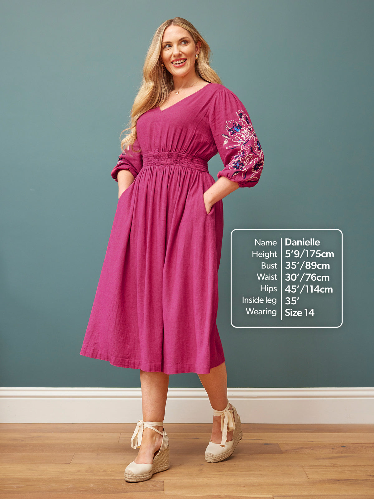 Lizzy Pink Embroidered Dress This is Unfolded Lizzy Pink Embroidered Dress This is Unfolded