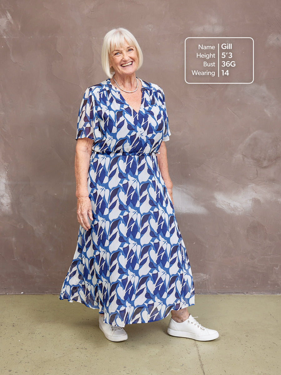 Louise Georgette Midi Dress