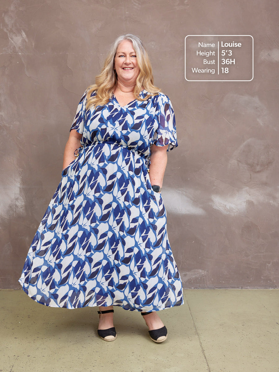 Louise Georgette Midi Dress