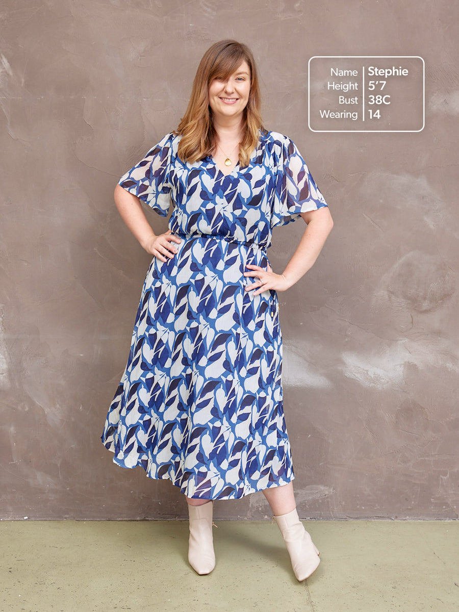 Louise Georgette Midi Dress