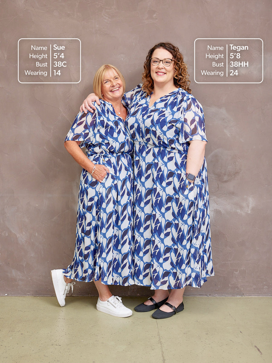 Louise Georgette Midi Dress
