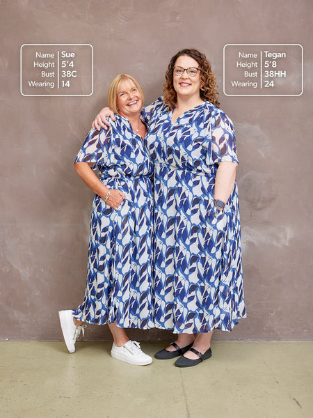 Louise Georgette Midi Dress