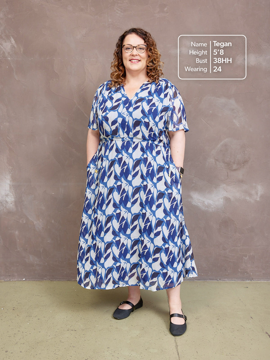 Louise Georgette Midi Dress