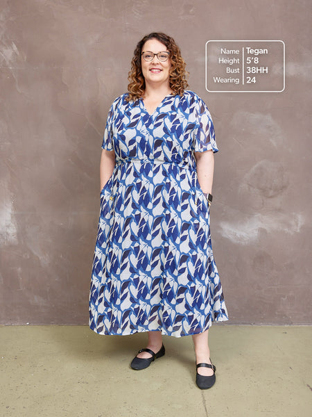 Louise Georgette Midi Dress