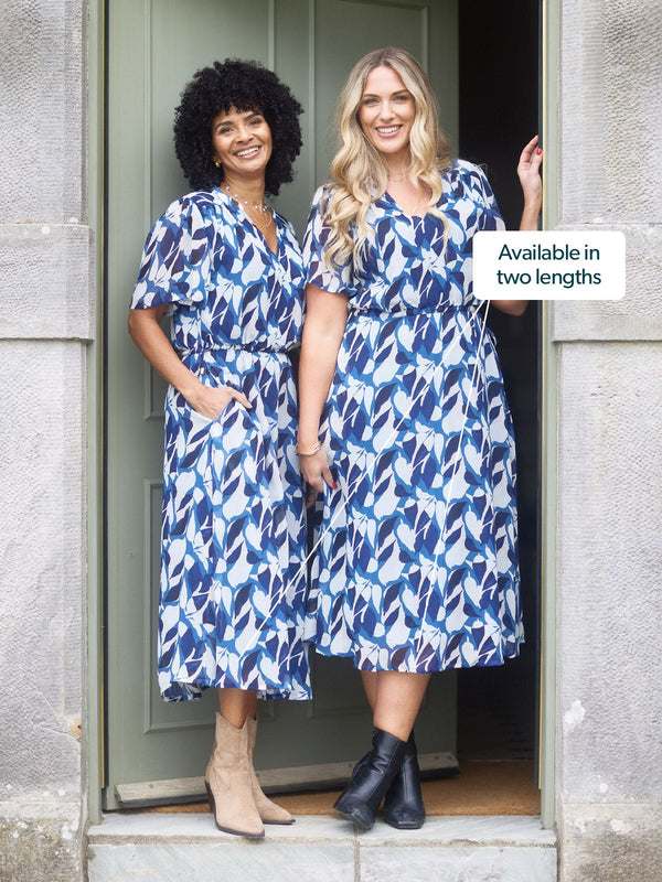 Louise Georgette Midi Dress