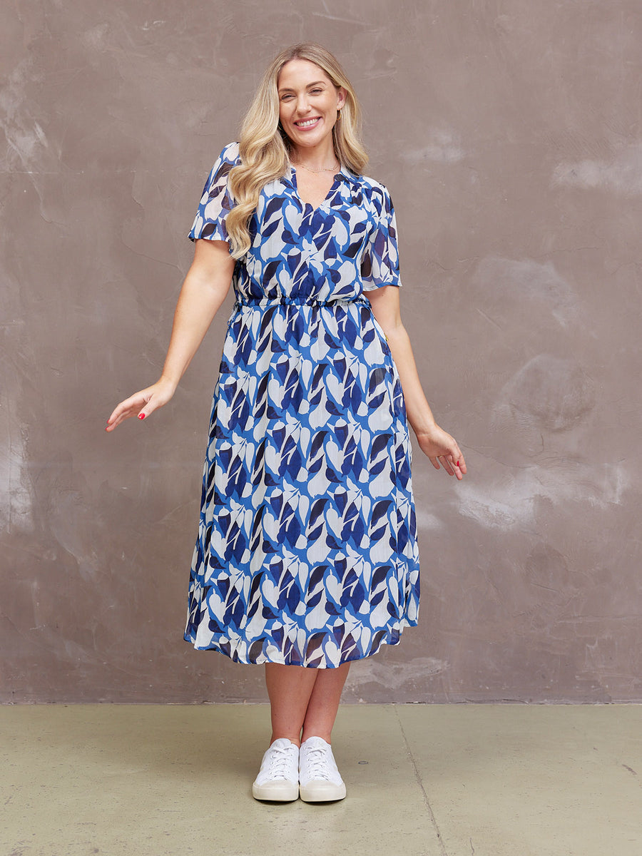 Louise Georgette Midi Dress