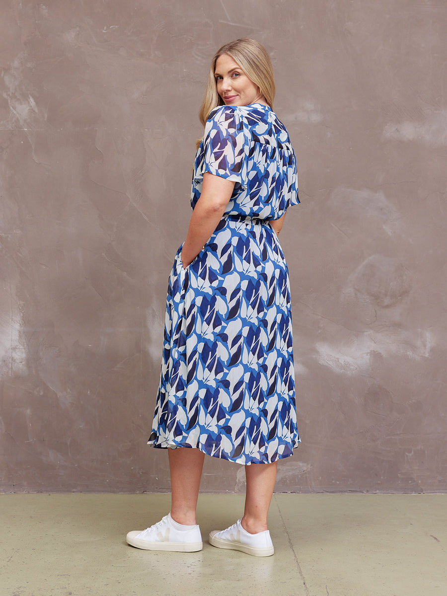 Louise Georgette Midi Dress