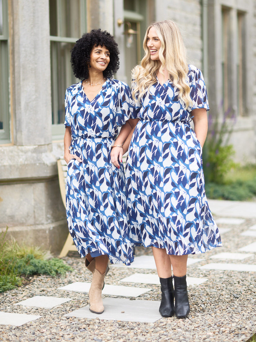 Louise Georgette Midi Dress