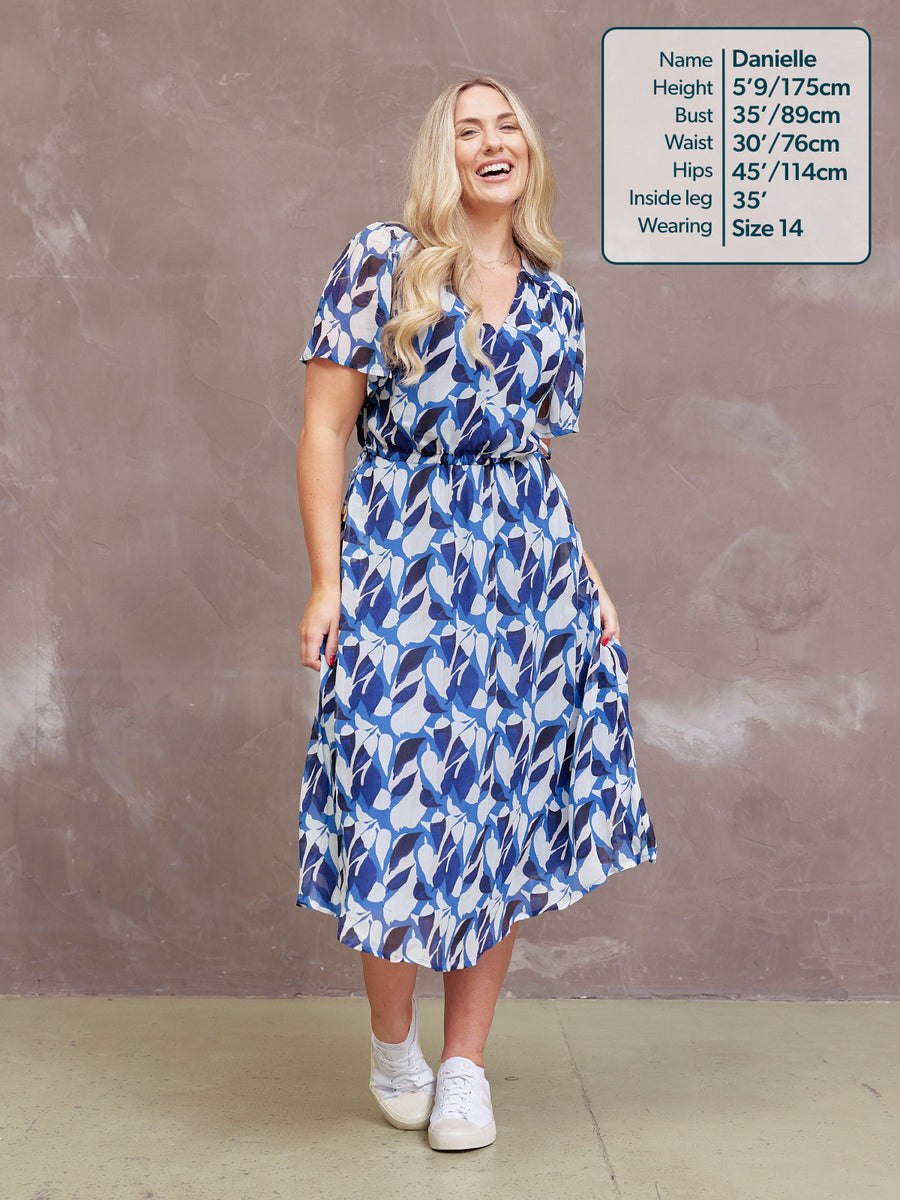 Louise Georgette Midi Dress