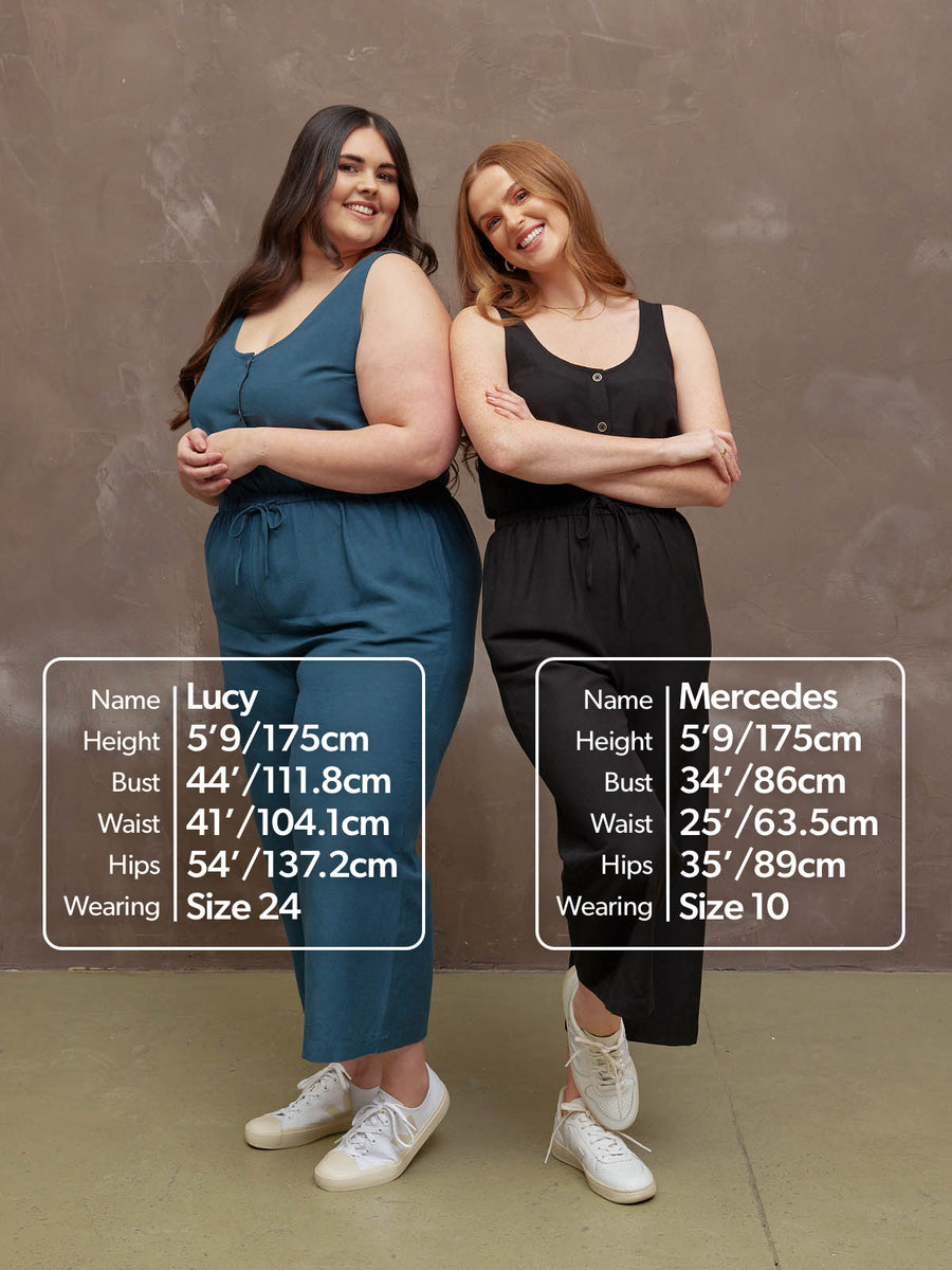 Lulu - Scoop Neck Jumpsuit - Black