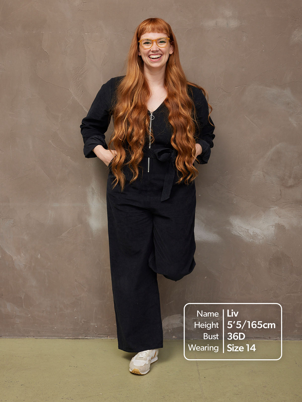 Maci - Cord Zip Jumpsuit - Black – This is Unfolded