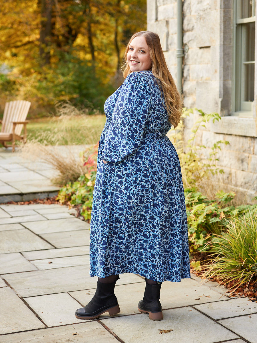 Maddie Dress - Blue Floral