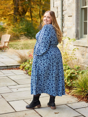 Maddie Dress - Blue Floral