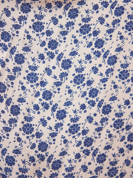 Maddie White Ditsy Print Midi Dress