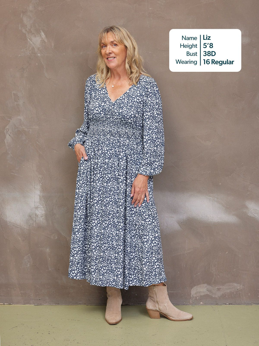 Maddie Dress - Geo Spot