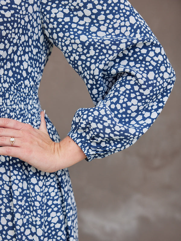 Maddie Dress - Geo Spot