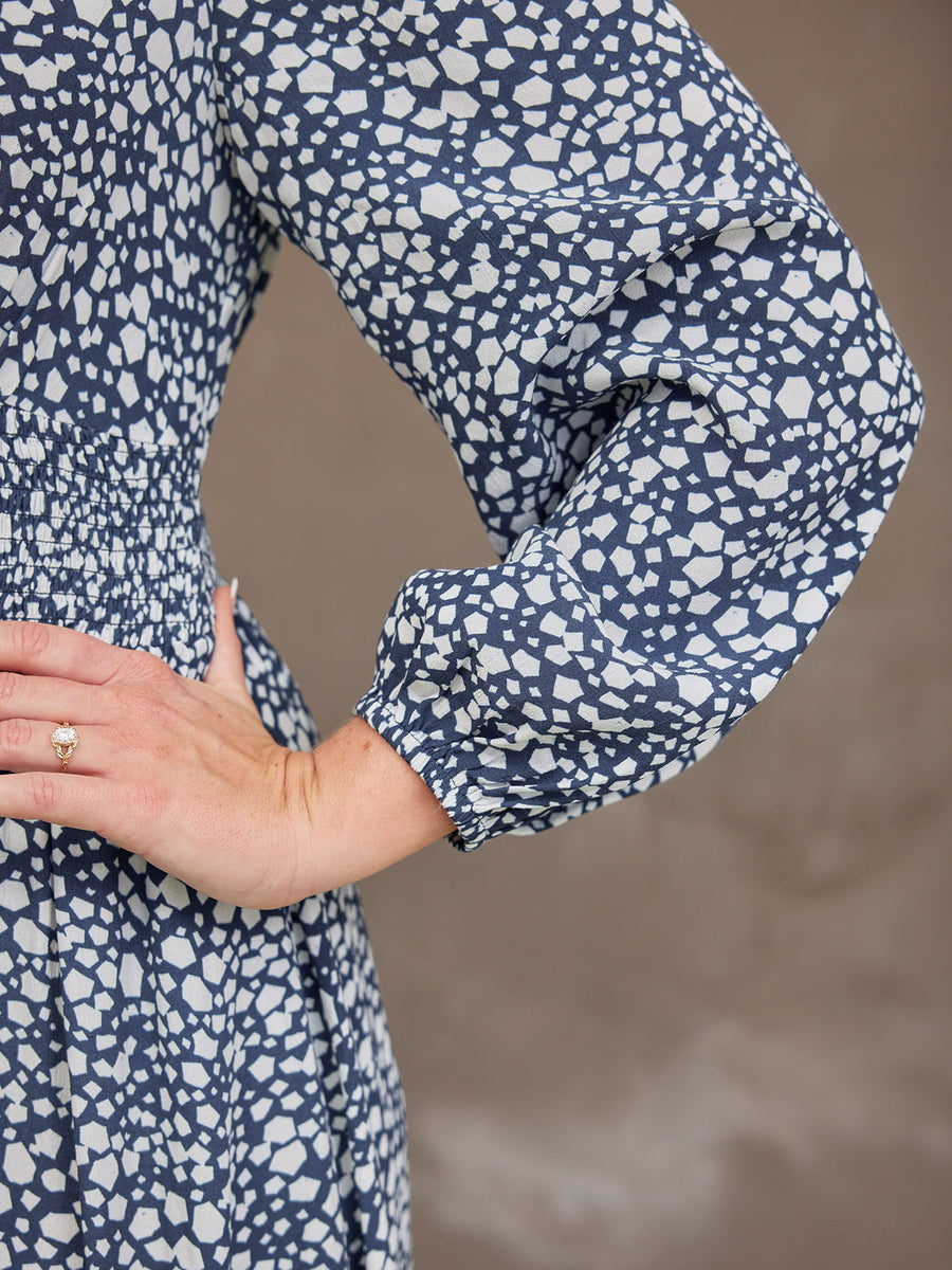 Maddie Dress - Geo Spot
