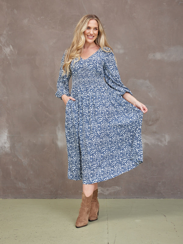 Maddie Dress - Geo Spot