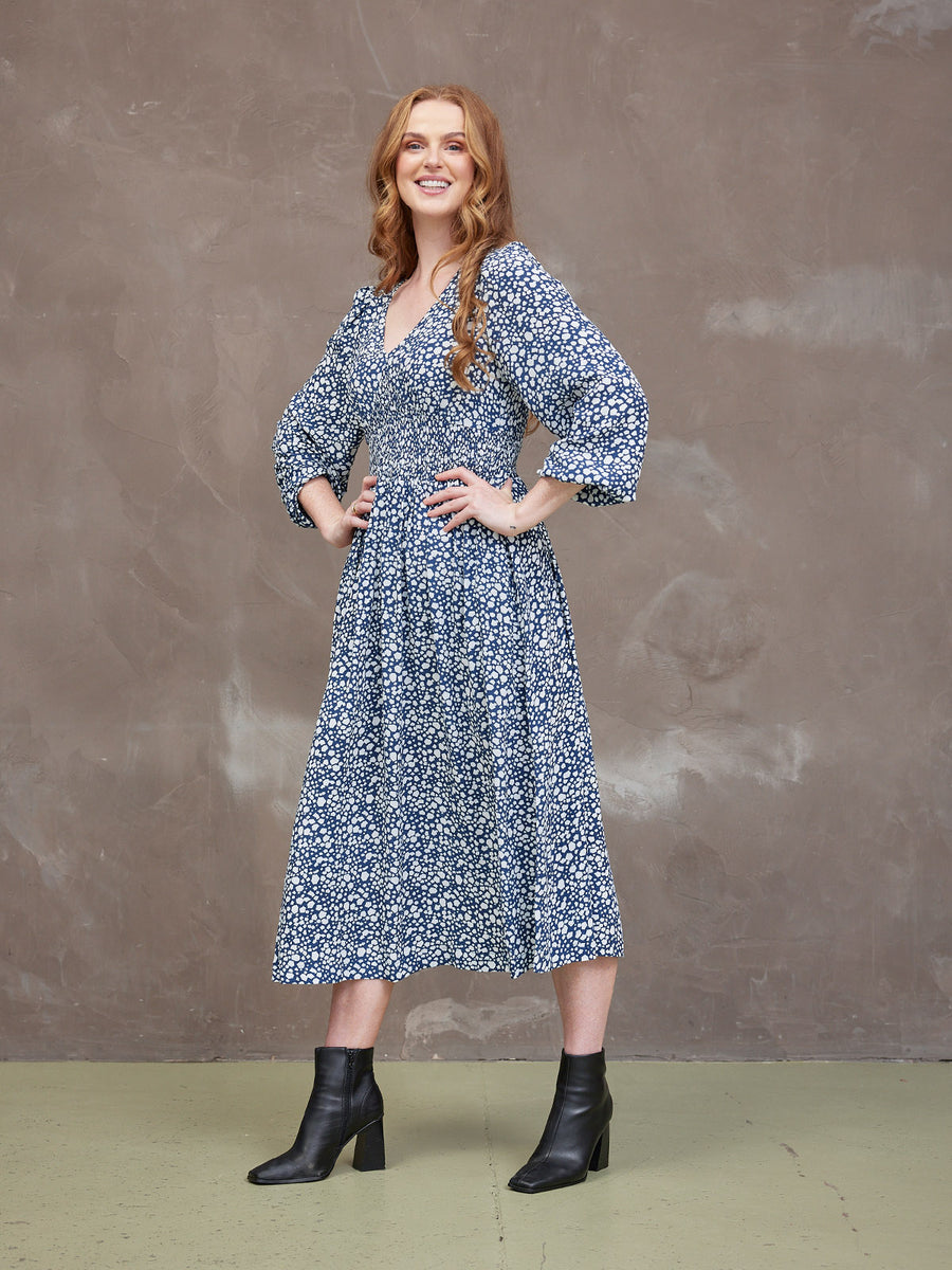 Maddie Dress - Geo Spot