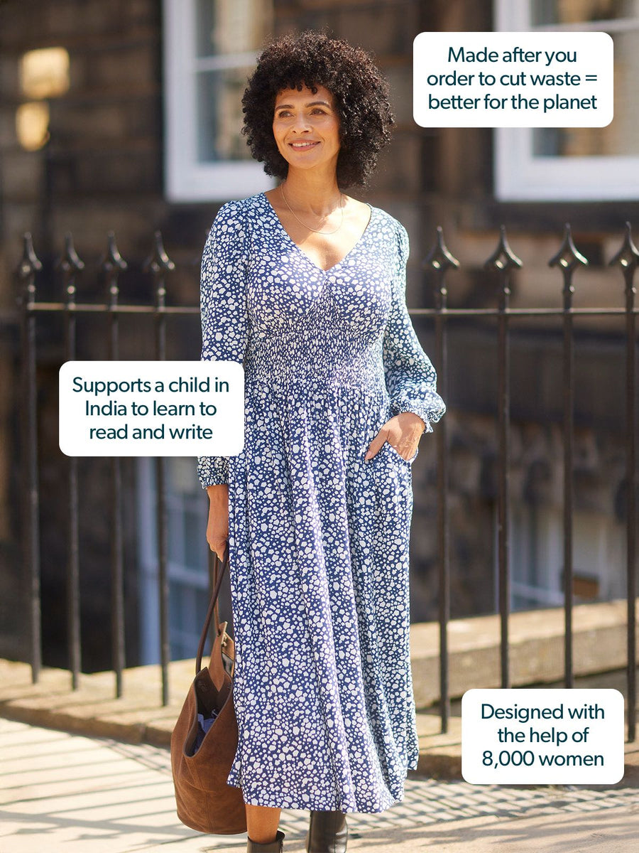 Maddie Dress - Geo Spot