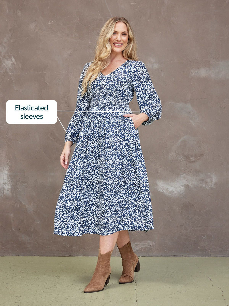 Maddie Dress - Geo Spot