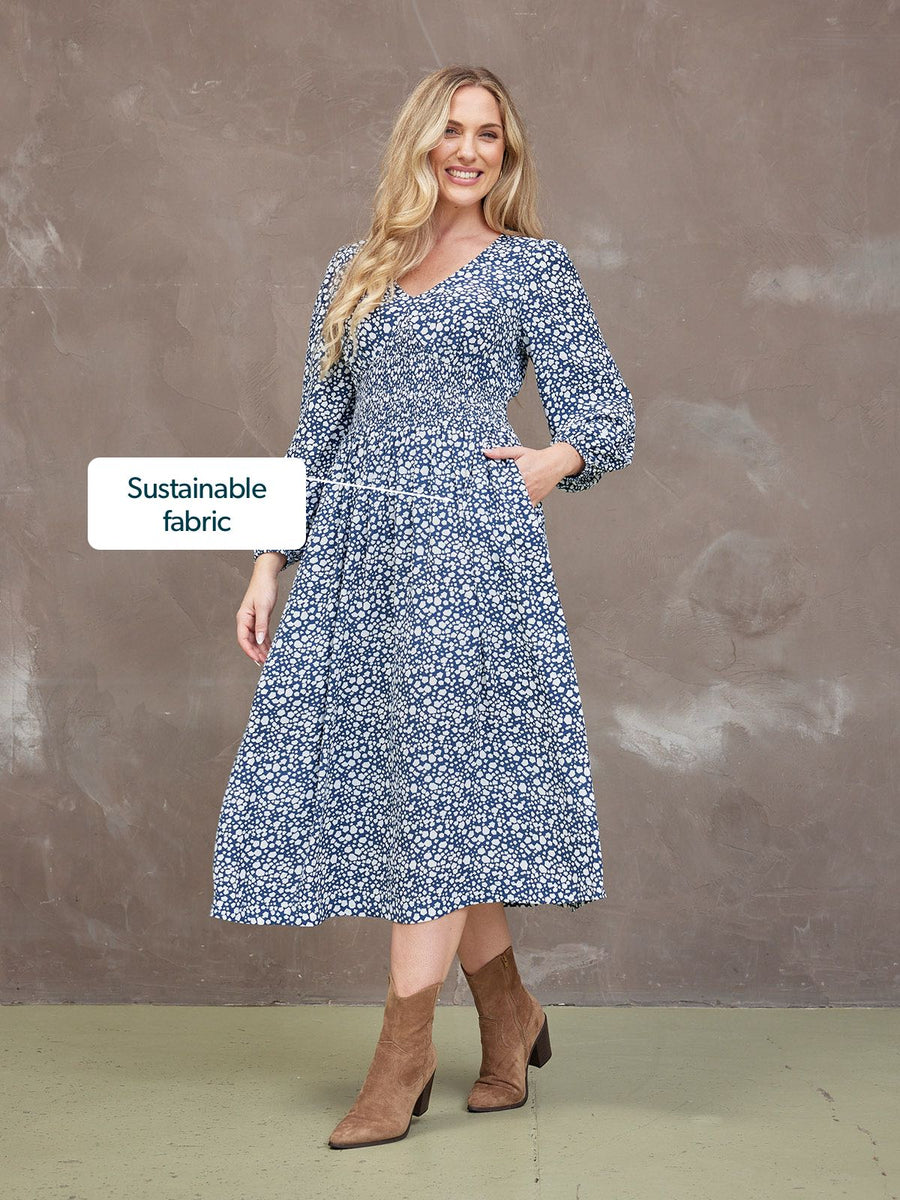 Maddie Dress - Geo Spot