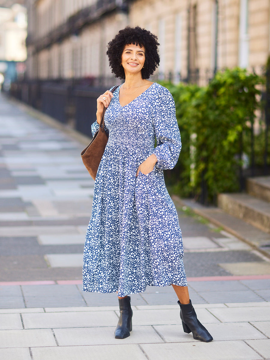 Maddie Dress - Geo Spot