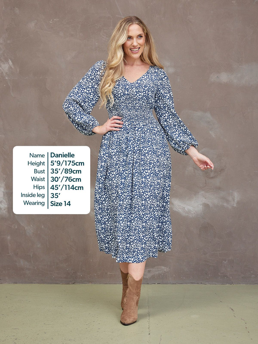 Maddie Dress - Geo Spot