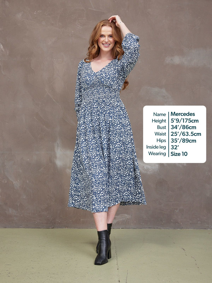 Maddie Dress - Geo Spot