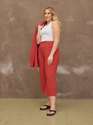 Shirt & Culottes Bundle - Deborah & Maisie - Rust