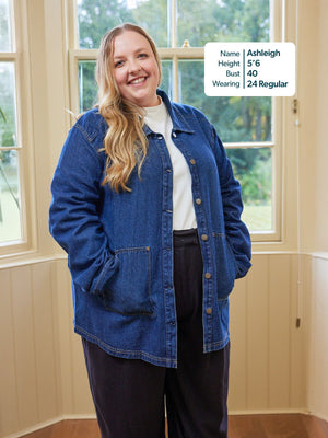 Margaret - Belted Denim Jacket