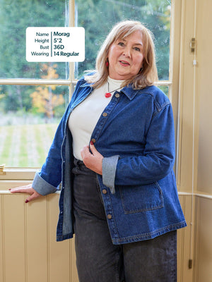 Margaret - Belted Denim Jacket